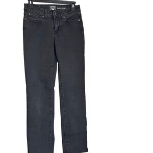 Levi Strauss Gold Signature Modern Straight Womens Jeans Black W27 L32